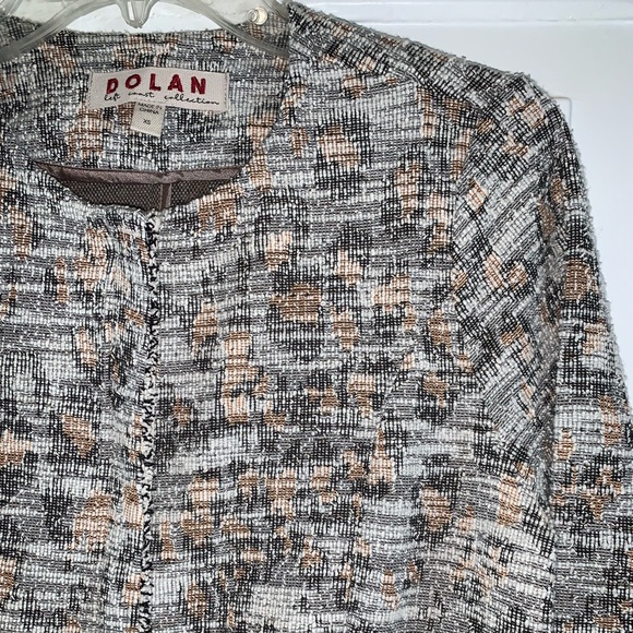 Anthropologie Dolan Leopard Tweed Longline Jacket - Picture 8 of 16